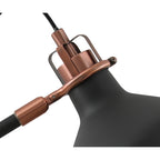 NL77169 Barnie Adjustable Table Lamp 1 Light Sand Black/Copper/White