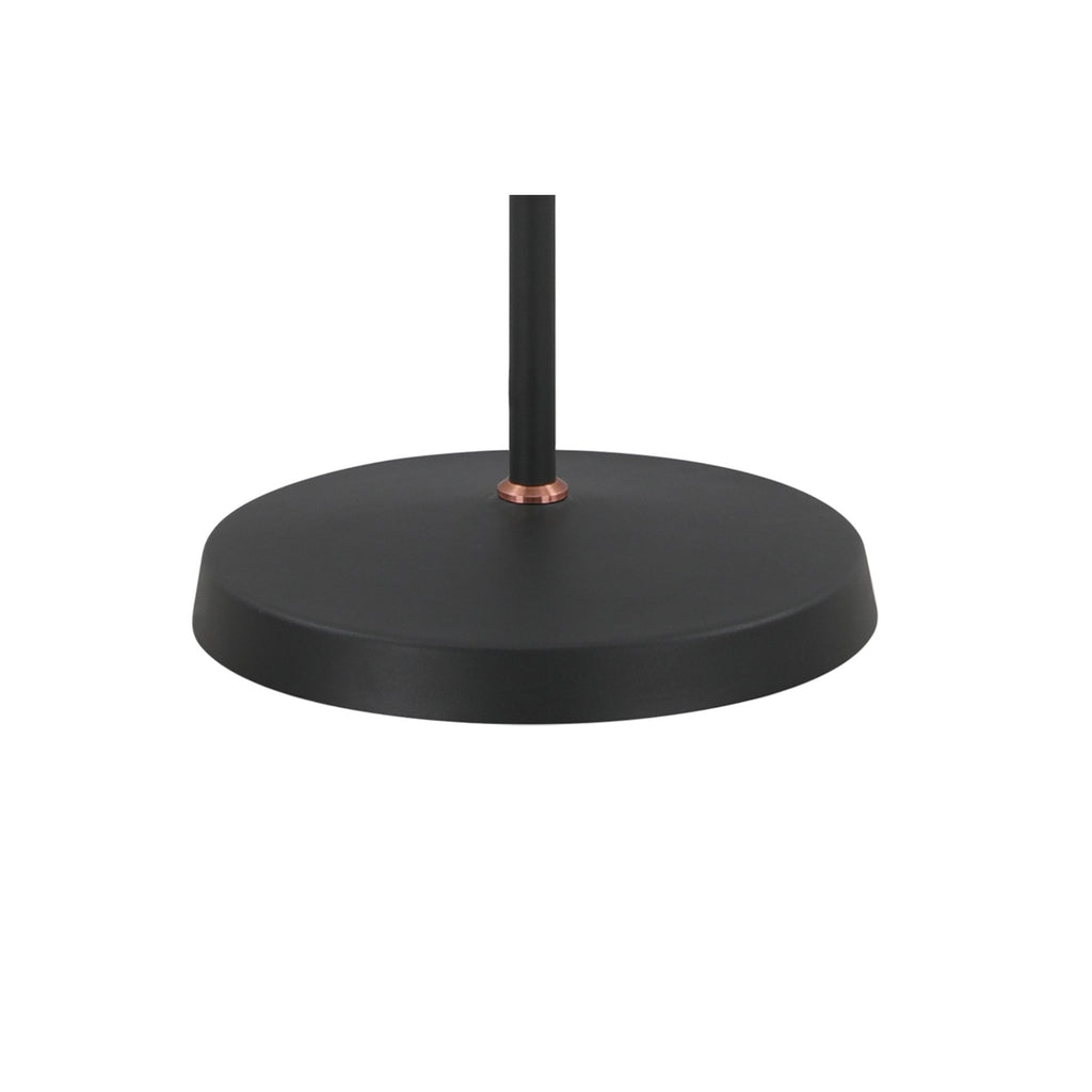 NL77179 Barnie Adjustable Floor Lamp 1 Light Sand Black/Copper/White