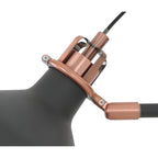 NL77199 Barnie Adjustable Wall Lamp Switched 1 Light Sand Black/Copper/White