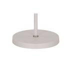 NL77219 Barnie Floor Lamp 2 Light Sand White/Satin Nickel/White