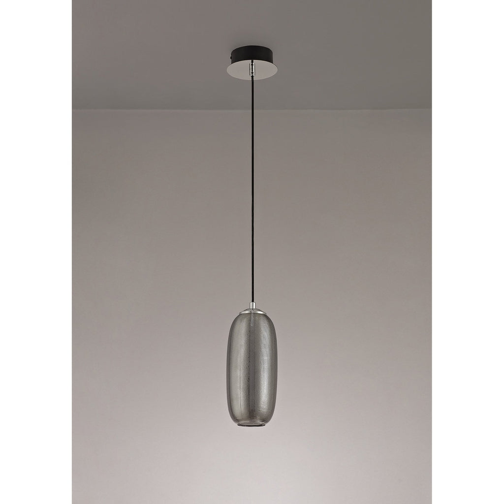 NL74349 Barter Pendant LED Smoked/Black