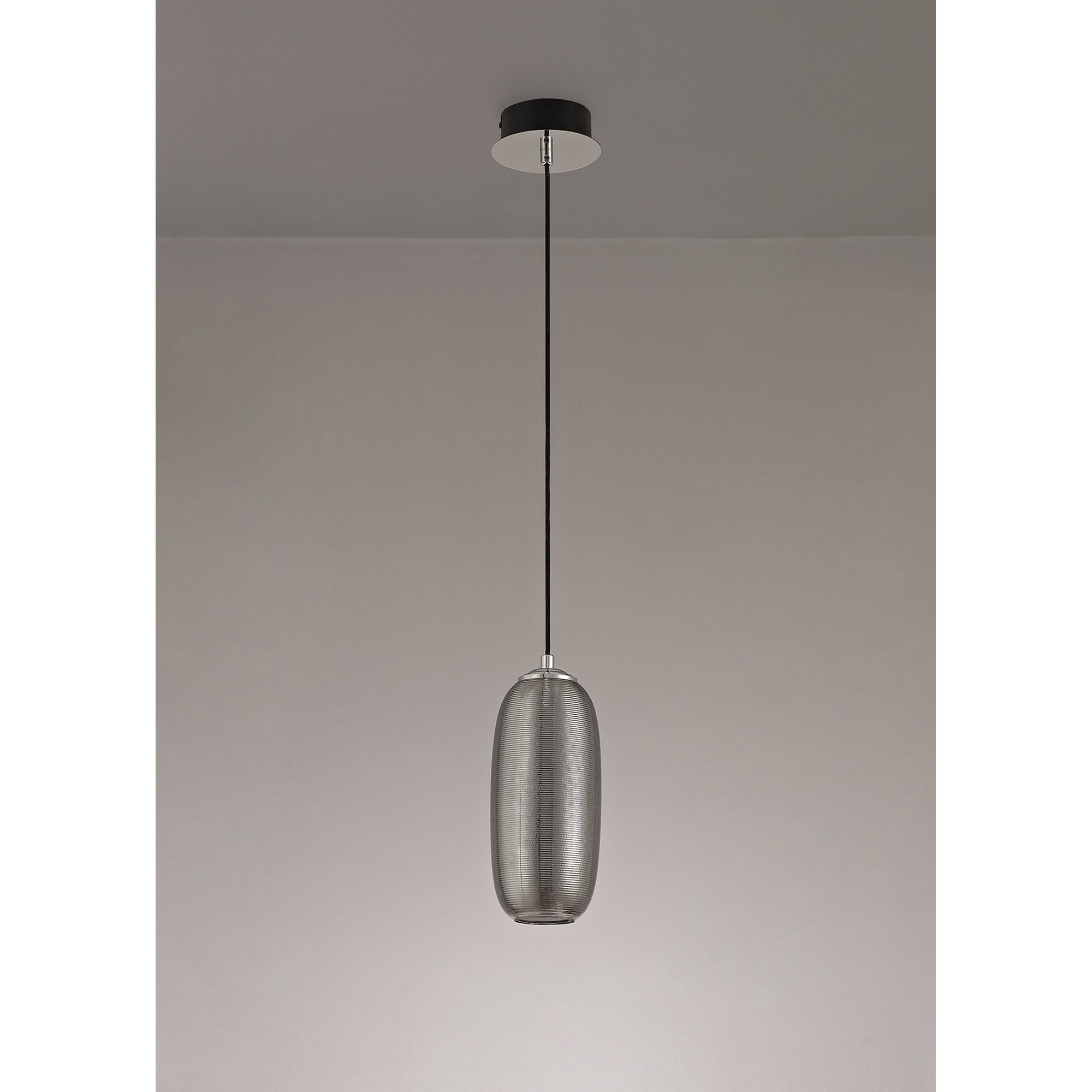 NL74349 Barter Pendant LED Smoked/Black