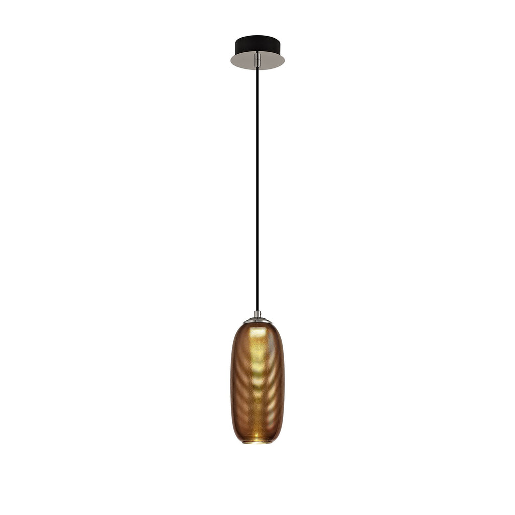NL74359 Barter Pendant LED Copper/Black