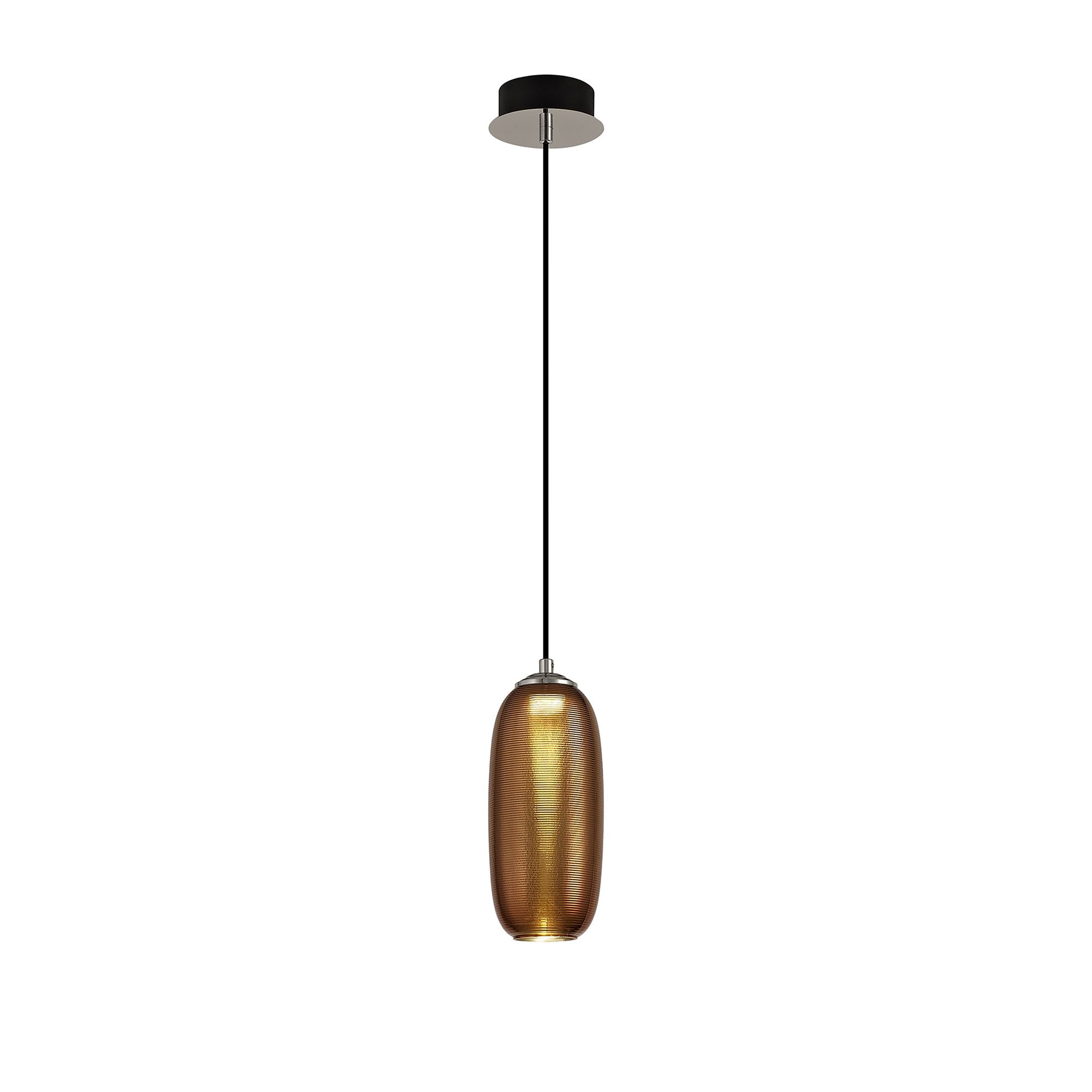 NL74359 Barter Pendant LED Copper/Black