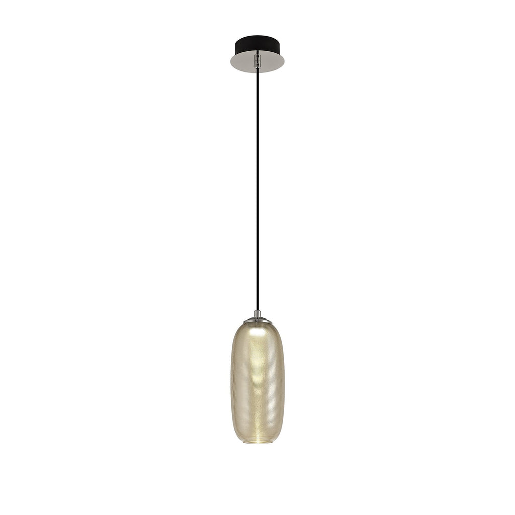 NL74369 Barter Pendant LED Champagne/Black