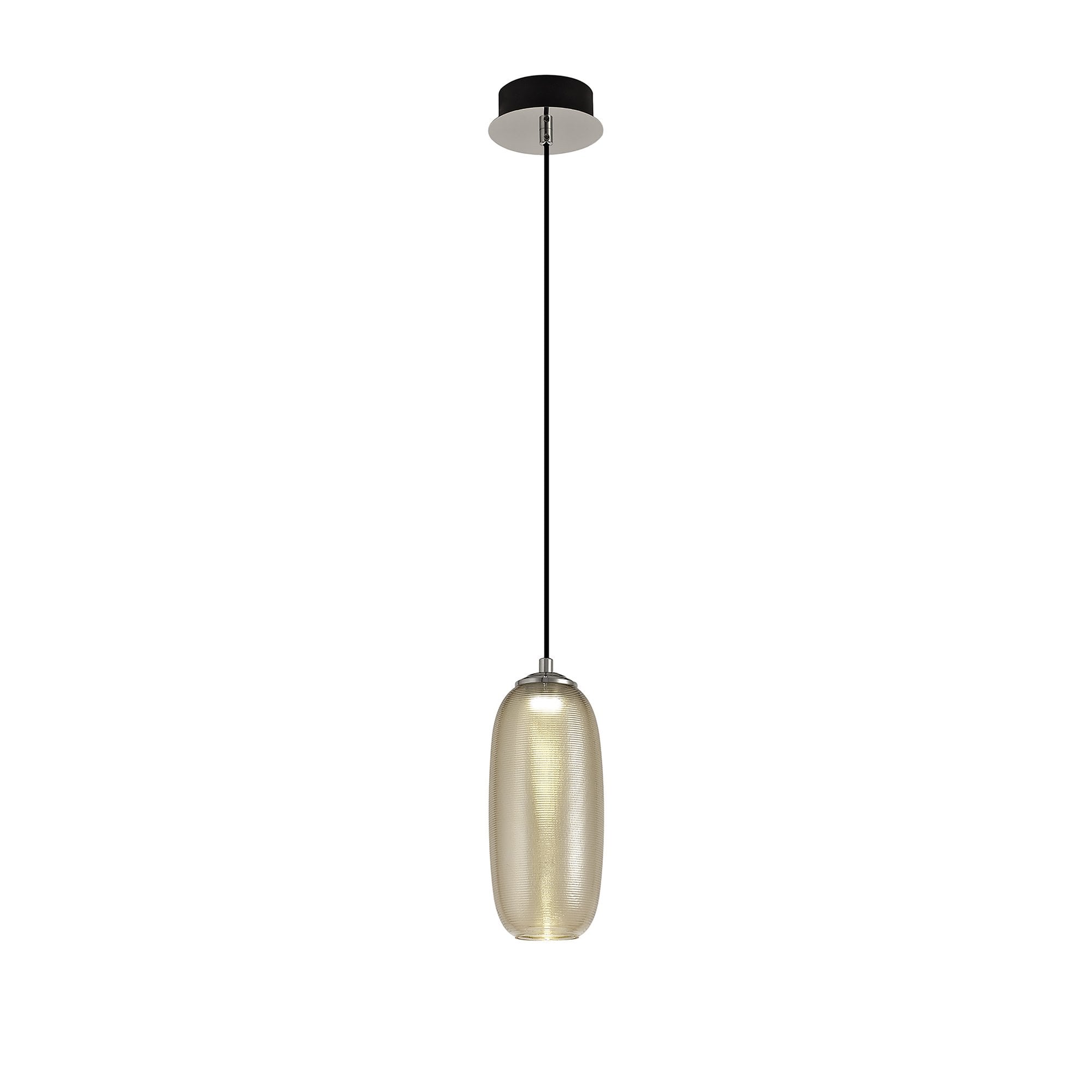 NL74369 Barter Pendant LED Champagne/Black