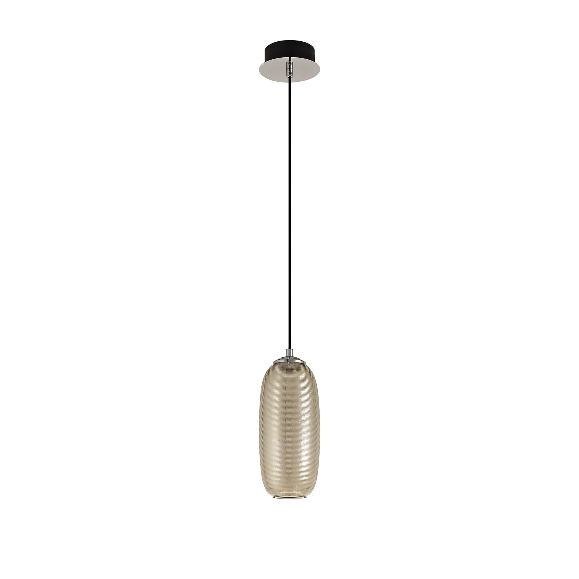 NL74369 Barter Pendant LED Champagne/Black