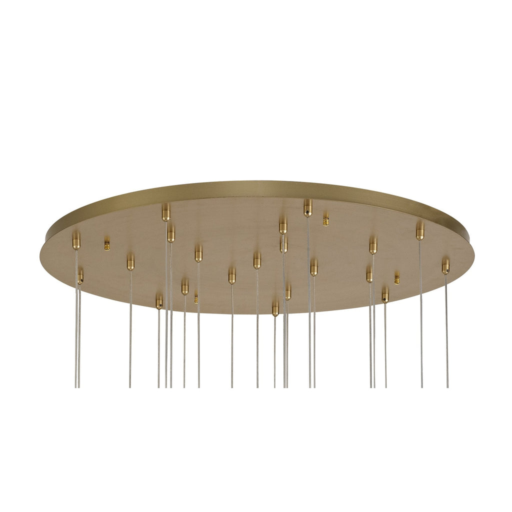 NL78639 Bartoo Pendant Round 5M 21LED  Light Painted Brushed Gold