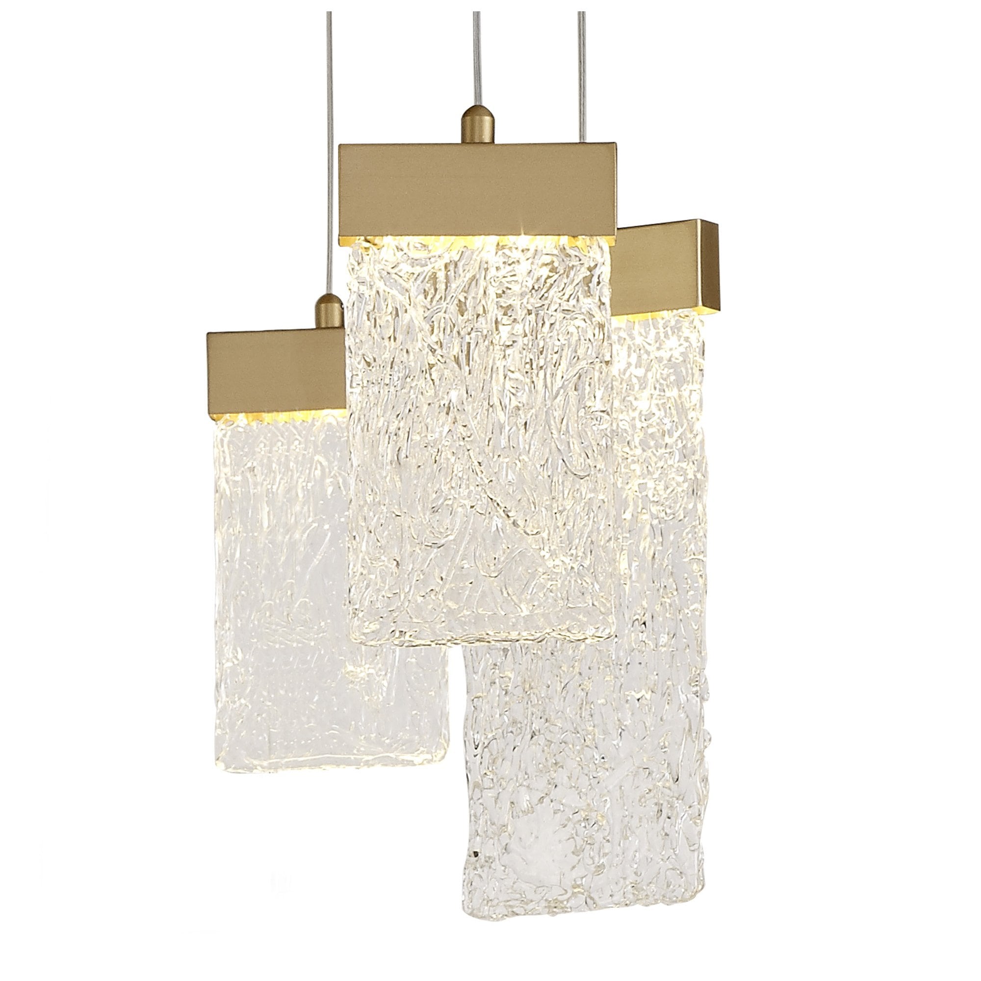 NL78639 Bartoo Pendant Round 5M 21LED  Light Painted Brushed Gold