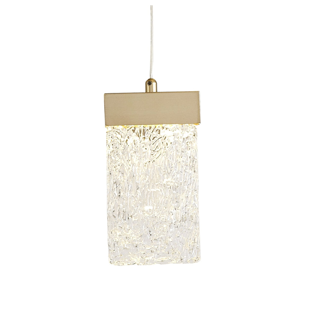 NL78639 Bartoo Pendant Round 5M 21LED  Light Painted Brushed Gold