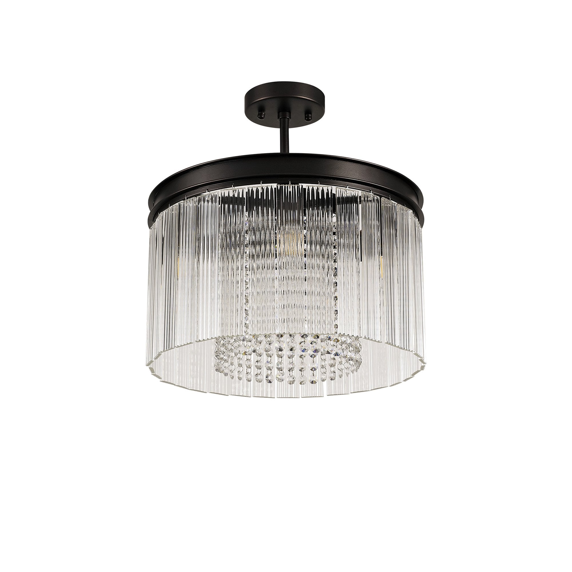 NL76759 Baylan Small Round Pendant 5 Light Brown Oxide