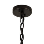 NL76759 Baylan Small Round Pendant 5 Light Brown Oxide
