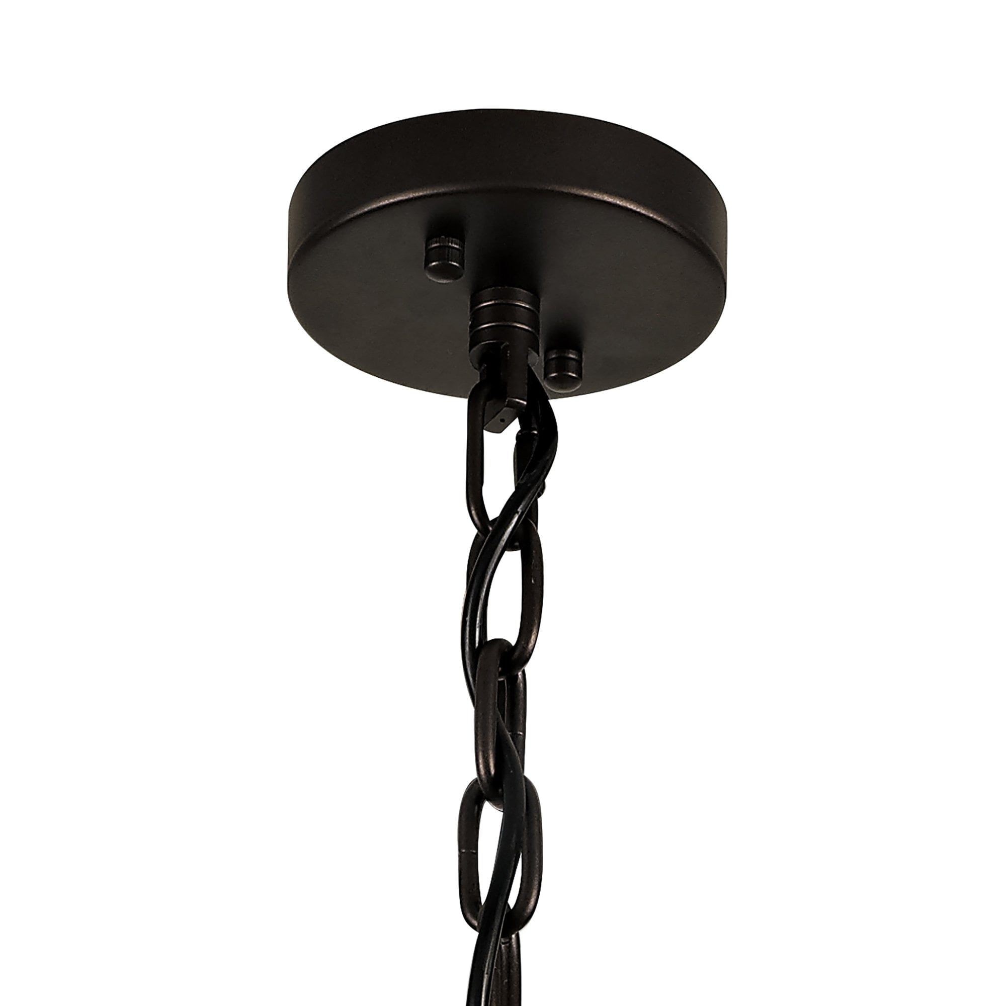 NL76759 Baylan Small Round Pendant 5 Light Brown Oxide