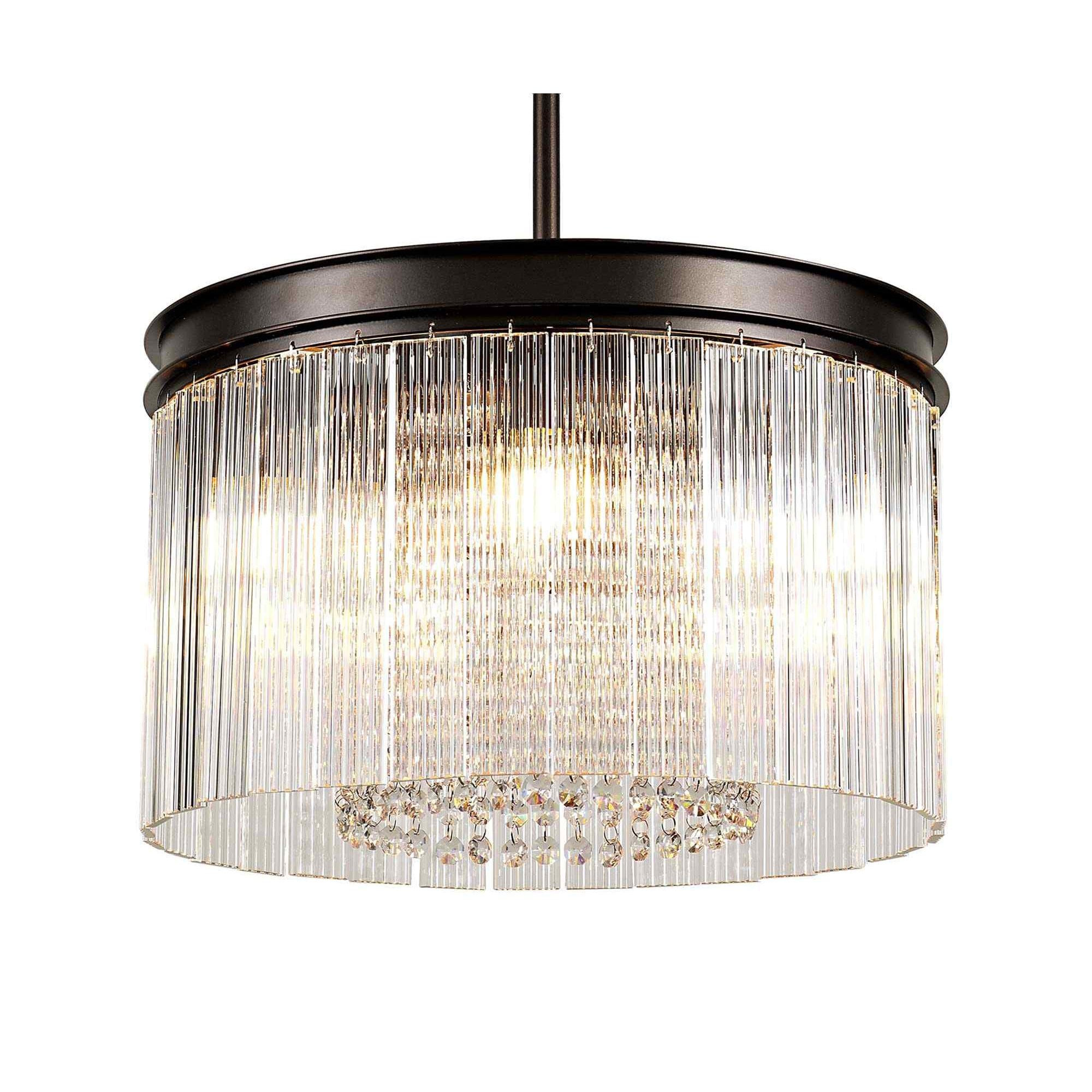 NL76759 Baylan Small Round Pendant 5 Light Brown Oxide