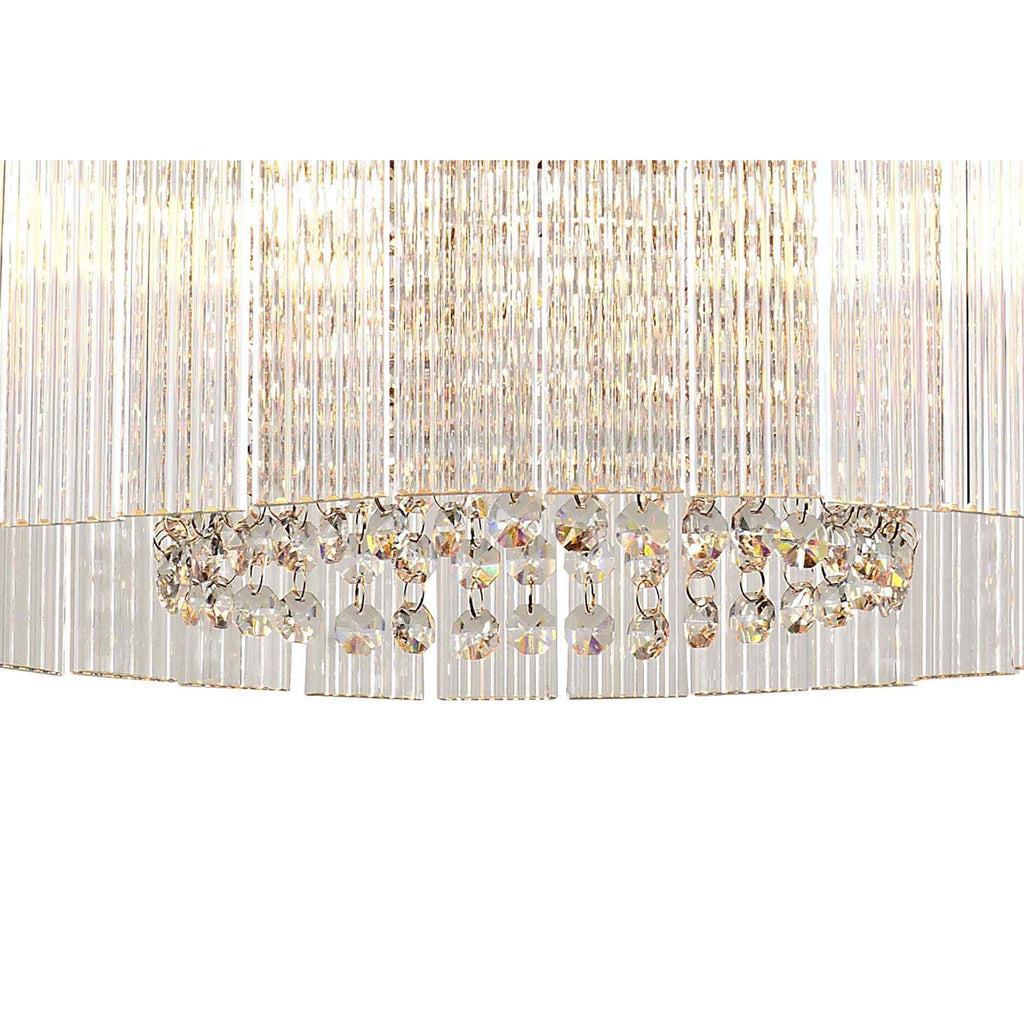 NL76759 Baylan Small Round Pendant 5 Light Brown Oxide