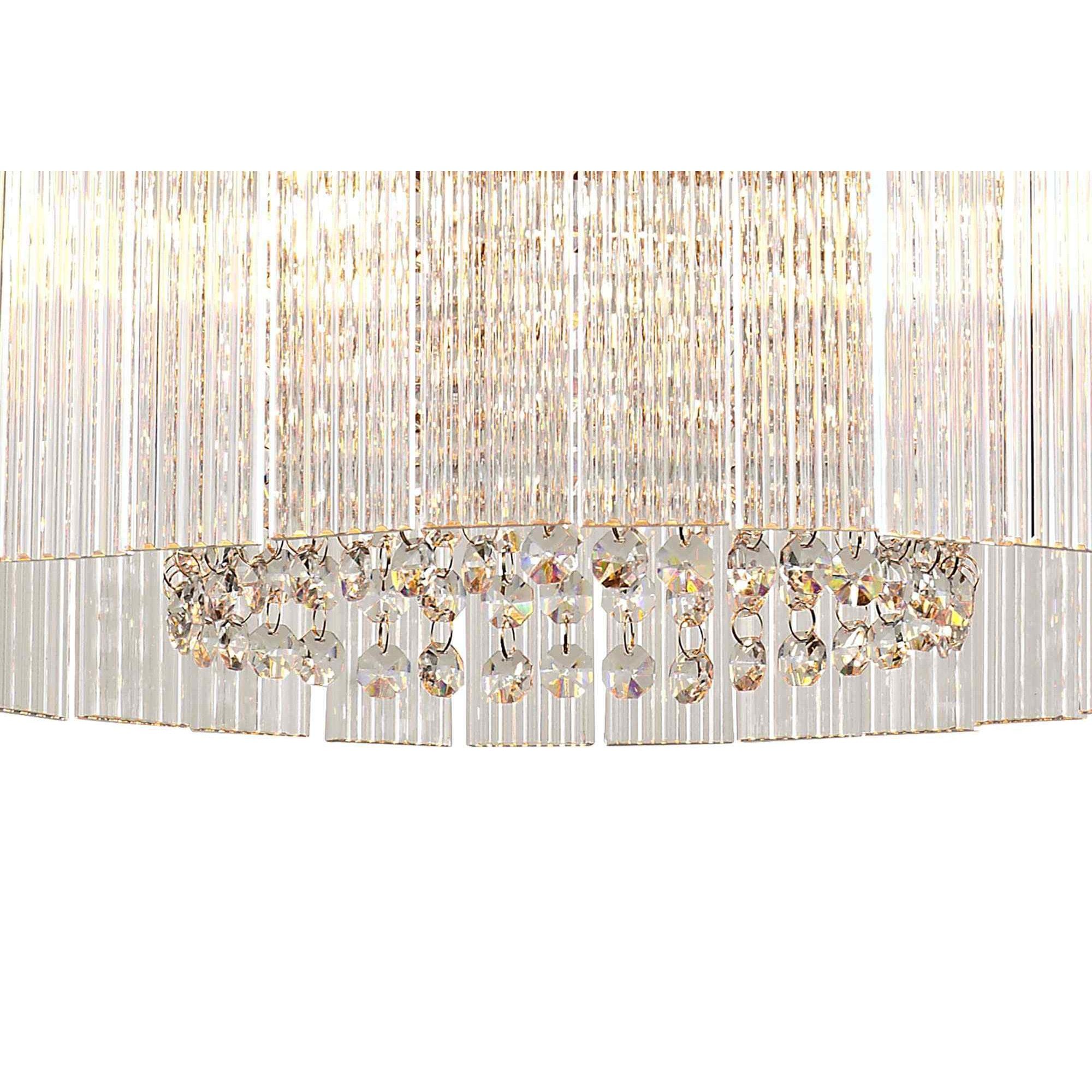 NL76759 Baylan Small Round Pendant 5 Light Brown Oxide