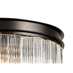 NL76759 Baylan Small Round Pendant 5 Light Brown Oxide