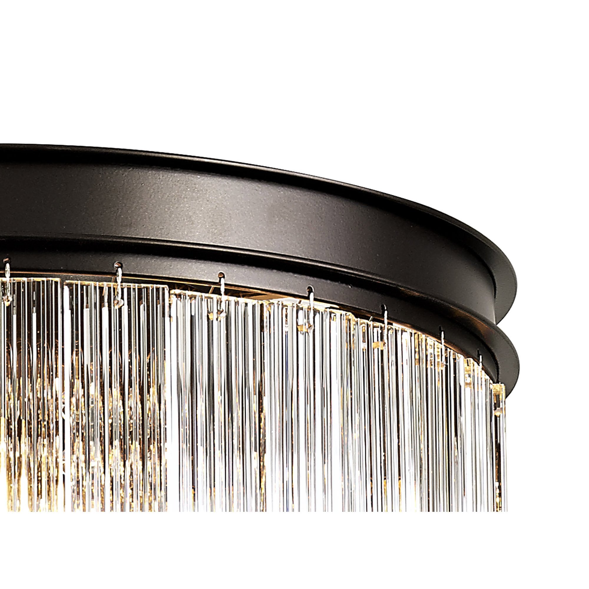 NL76759 Baylan Small Round Pendant 5 Light Brown Oxide