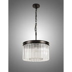 NL76759 Baylan Small Round Pendant 5 Light Brown Oxide