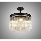 NL76759 Baylan Small Round Pendant 5 Light Brown Oxide