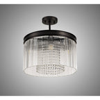 NL76759 Baylan Small Round Pendant 5 Light Brown Oxide