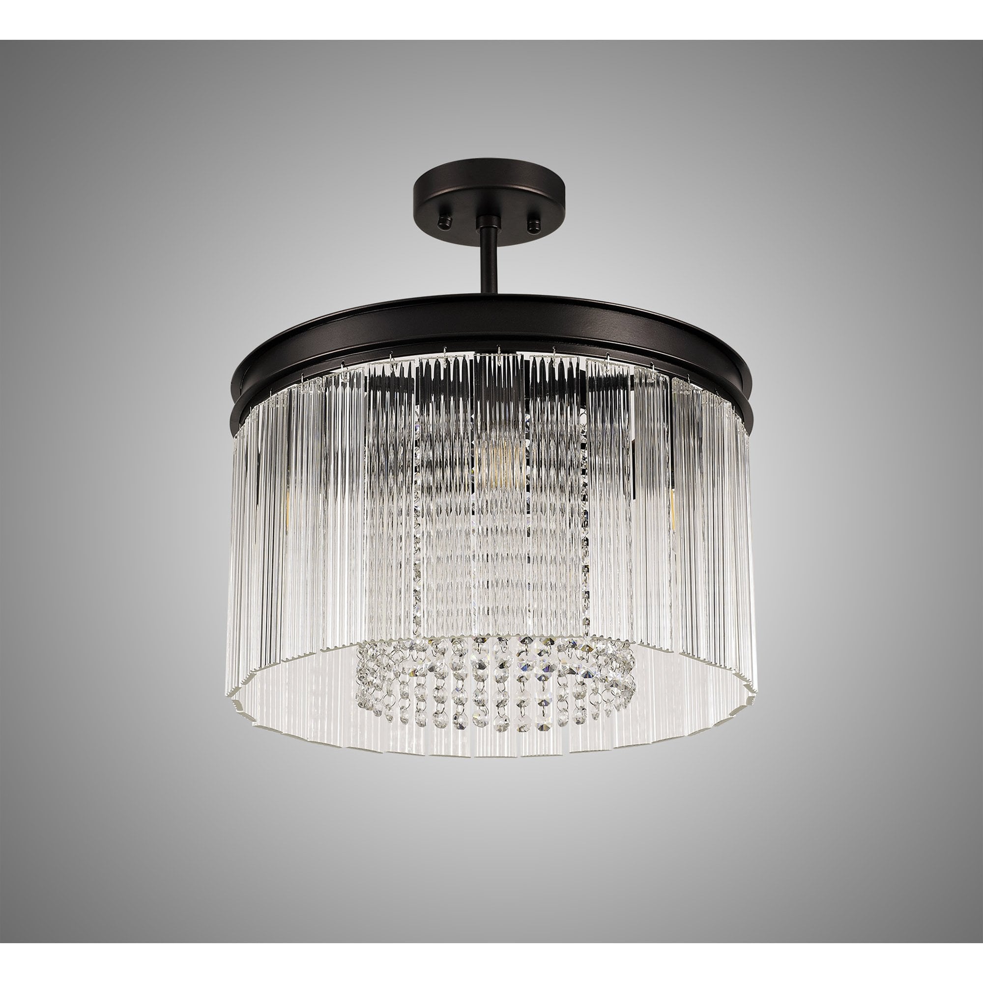 NL76759 Baylan Small Round Pendant 5 Light Brown Oxide
