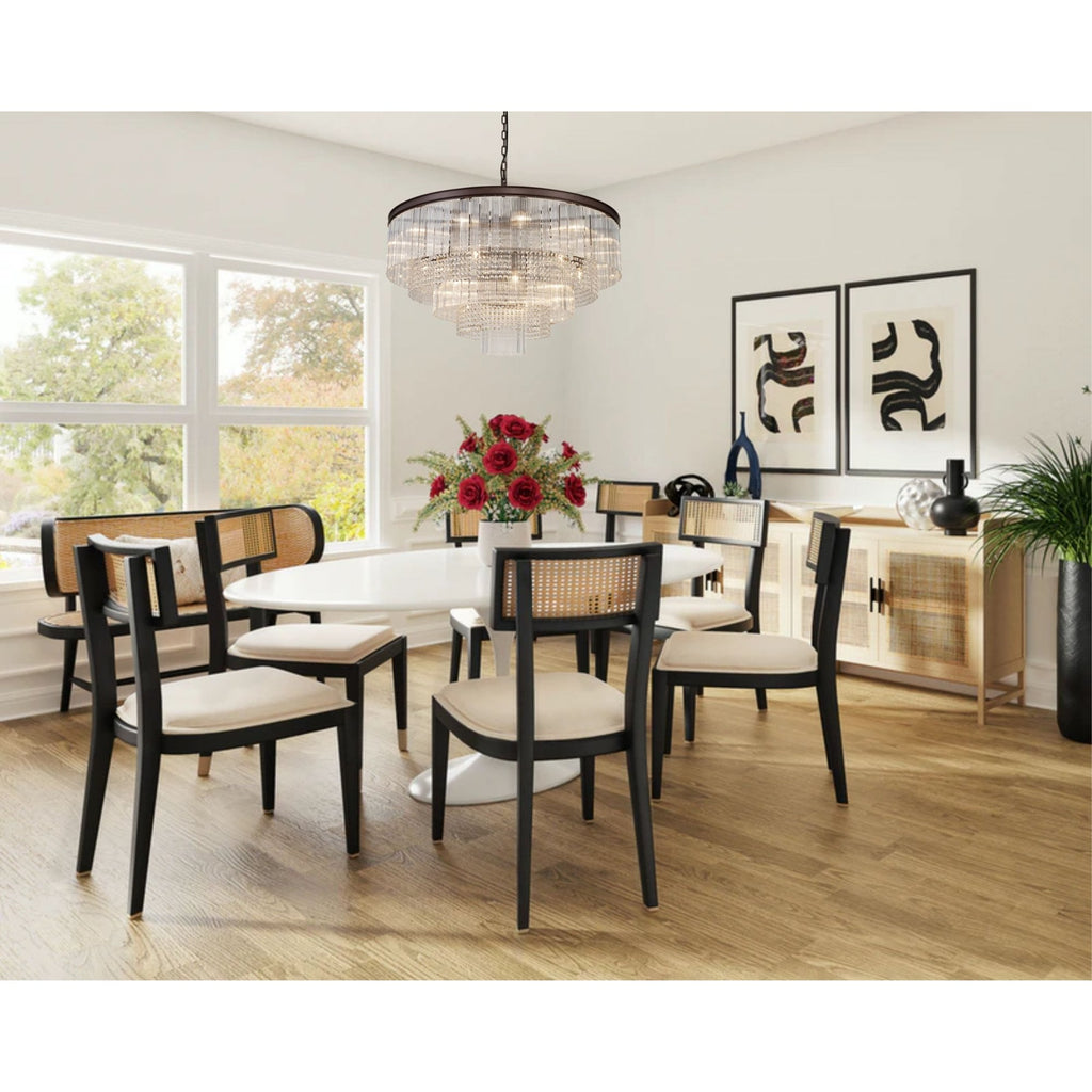 NL76769 Baylan Medium Pendant 8 Light Brown Oxide