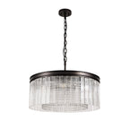 NL76769 Baylan Medium Pendant 8 Light Brown Oxide