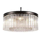 NL76769 Baylan Medium Pendant 8 Light Brown Oxide