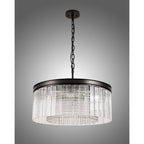 NL76769 Baylan Medium Pendant 8 Light Brown Oxide
