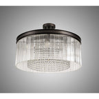 NL76769 Baylan Medium Pendant 8 Light Brown Oxide