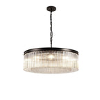 NL76779 Baylan Large Round Pendant 10 Light Brown Oxide