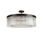 NL76779 Baylan Large Round Pendant 10 Light Brown Oxide