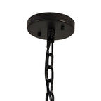NL76779 Baylan Large Round Pendant 10 Light Brown Oxide