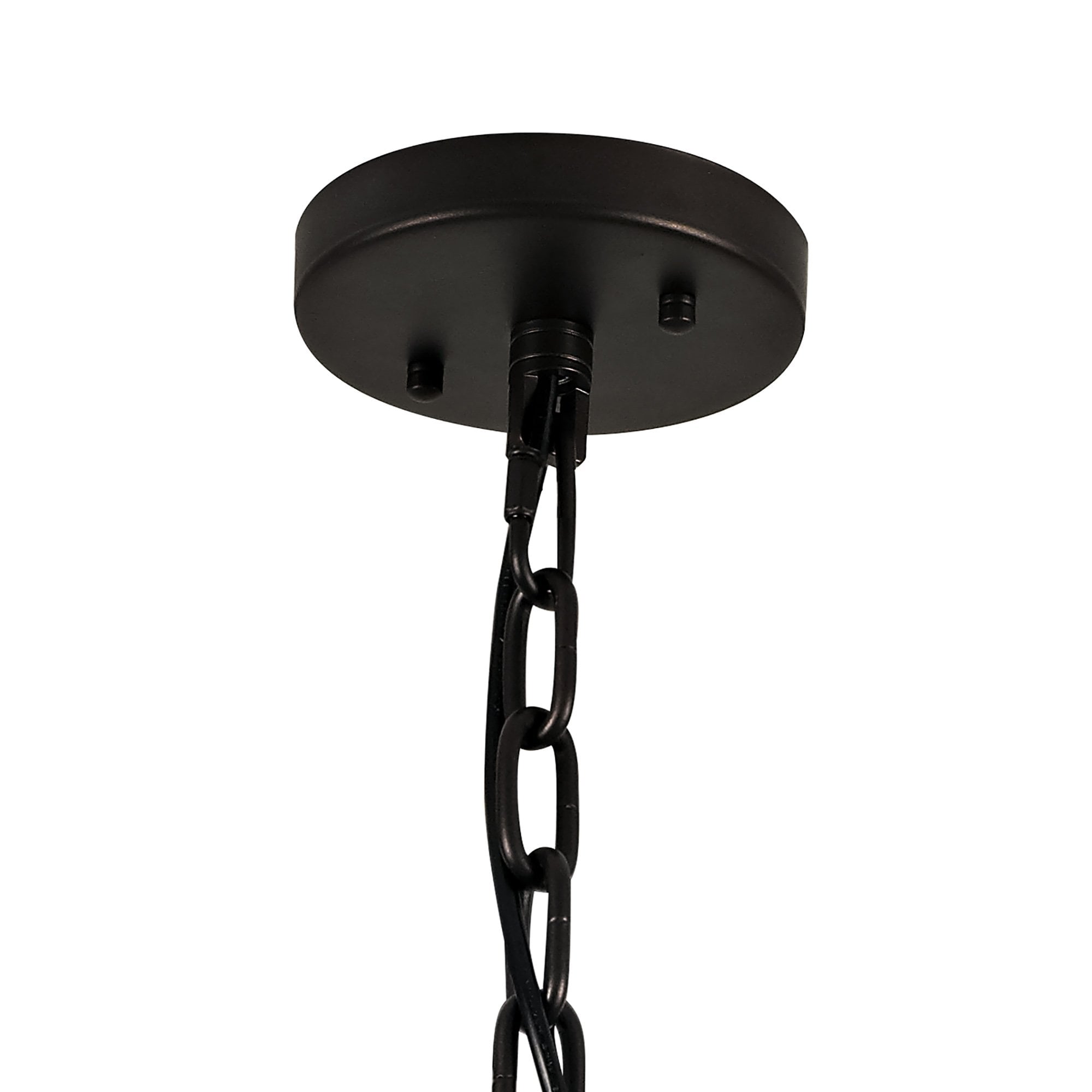 NL76779 Baylan Large Round Pendant 10 Light Brown Oxide