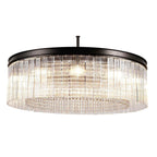 NL76779 Baylan Large Round Pendant 10 Light Brown Oxide