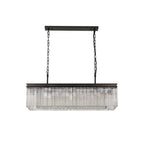 NL76789 Baylan Rectangular Pendant 11 Light Brown Oxide