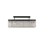 NL76789 Baylan Rectangular Pendant 11 Light Brown Oxide