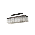 NL76789 Baylan Rectangular Pendant 11 Light Brown Oxide
