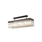 NL76789 Baylan Rectangular Pendant 11 Light Brown Oxide