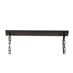 NL76789 Baylan Rectangular Pendant 11 Light Brown Oxide