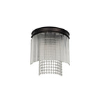 NL76809 Baylan Wall  Light 2 Light Brown Oxide