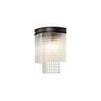 NL76809 Baylan Wall  Light 2 Light Brown Oxide