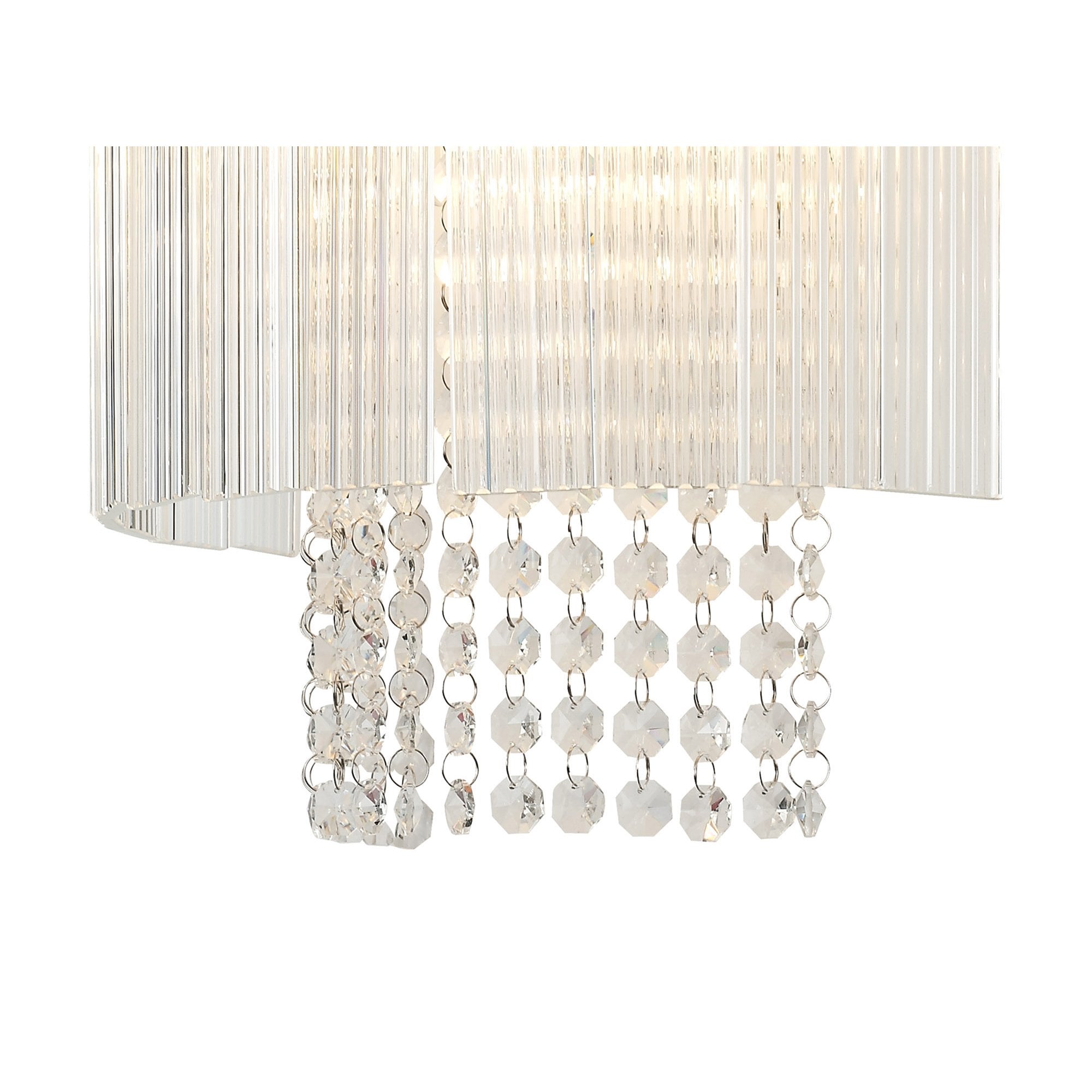 NL76809 Baylan Wall  Light 2 Light Brown Oxide
