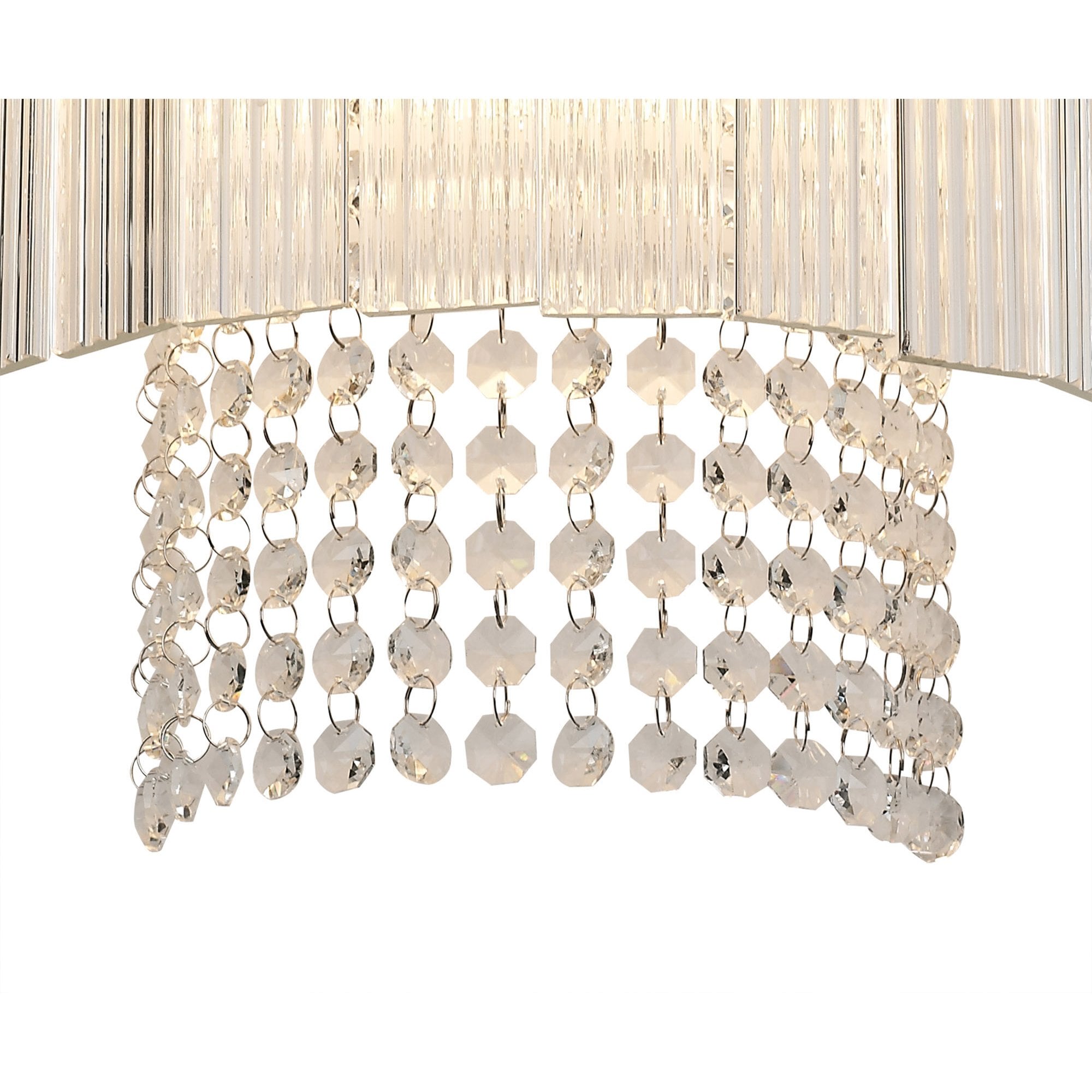 NL76809 Baylan Wall  Light 2 Light Brown Oxide