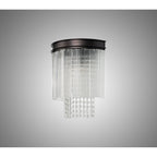NL76809 Baylan Wall  Light 2 Light Brown Oxide