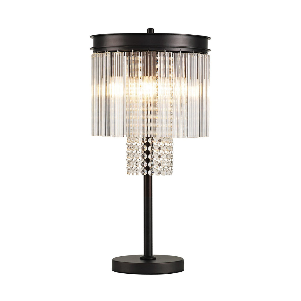 NL76819 Baylan Table Lamp 6 Light Brown Oxide
