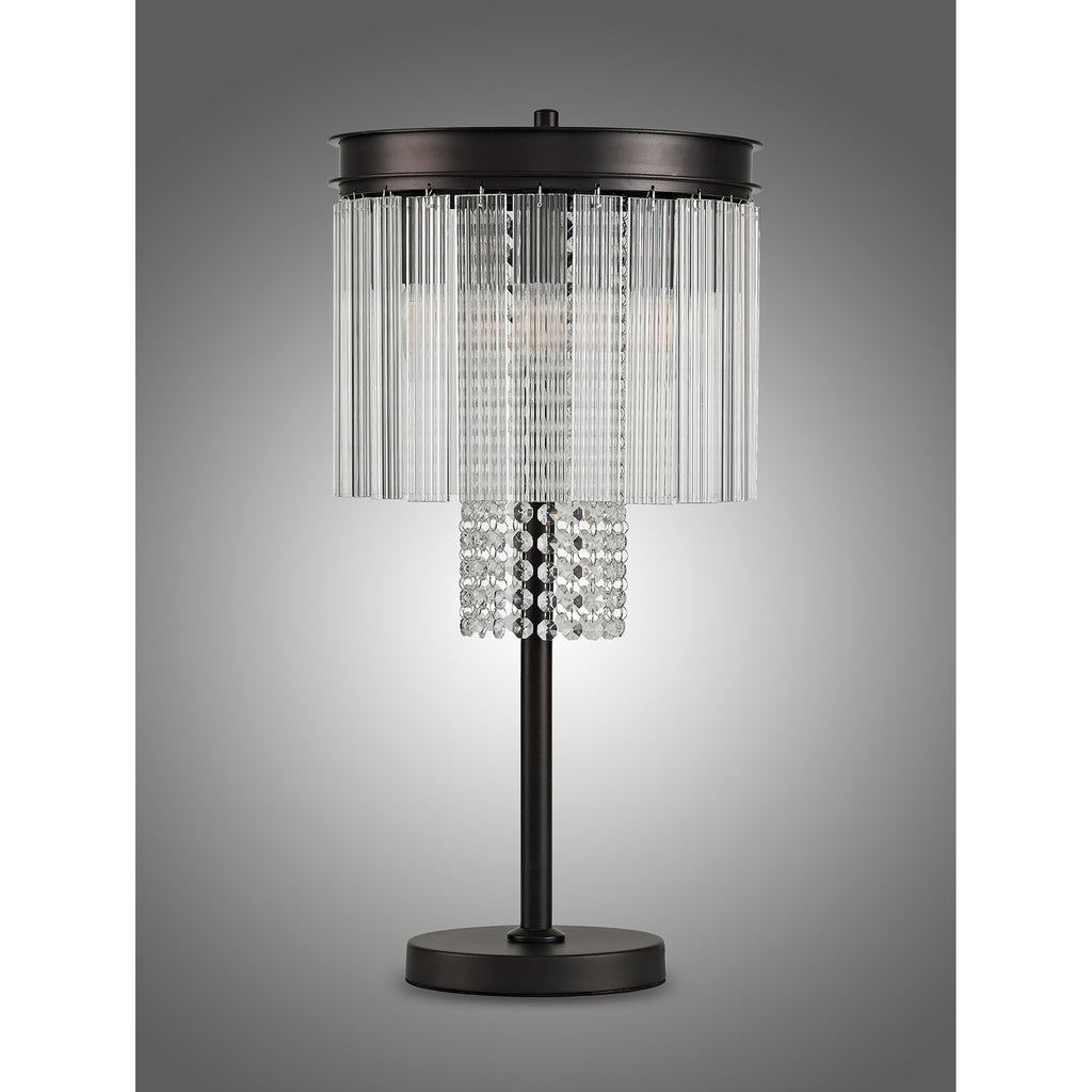 NL76819 Baylan Table Lamp 6 Light Brown Oxide