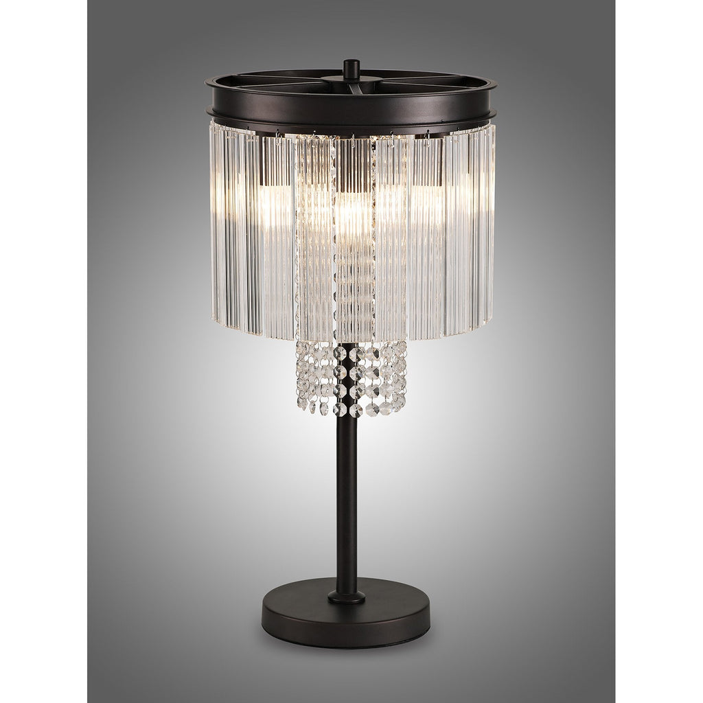 NL76819 Baylan Table Lamp 6 Light Brown Oxide