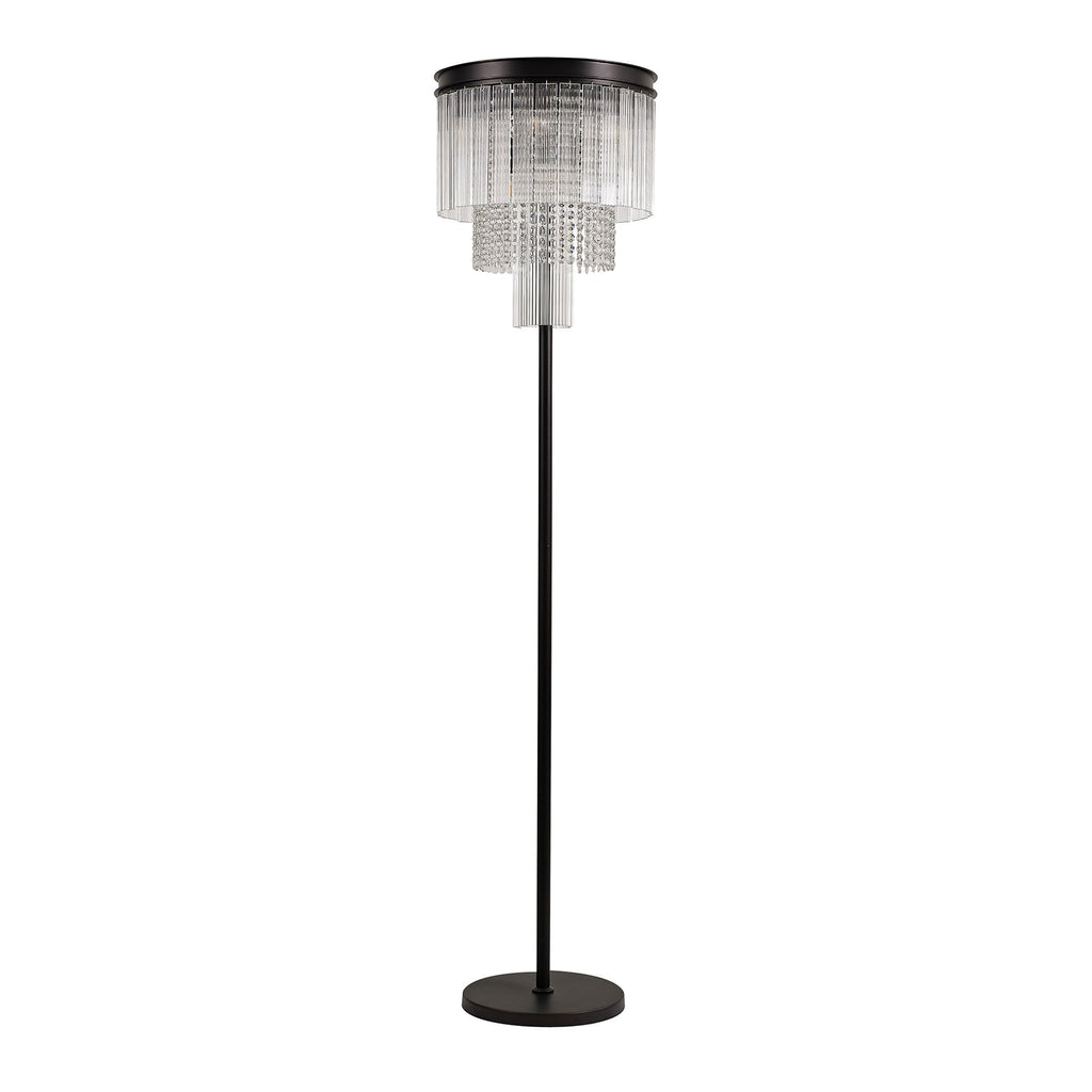 NL76829 Baylan Floor Lamp 9 Light Brown Oxide